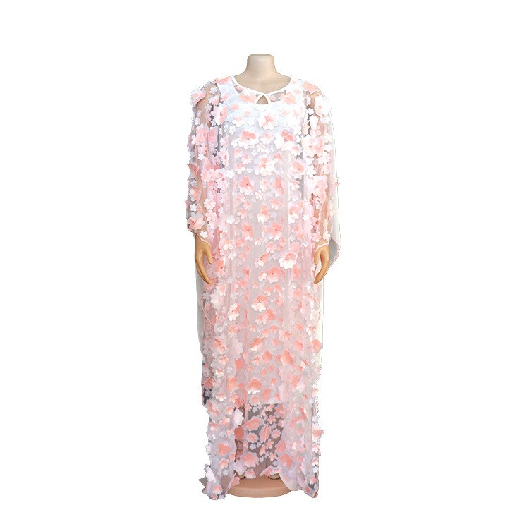 2 Delige Set Stijl Klassieke Afrikaanse Vrouwen Dashiki Mode Losse Borduren Lange Jurk Afrikaanse Jurk Voor Vrouwen Afrikaanse Kleding: Roze