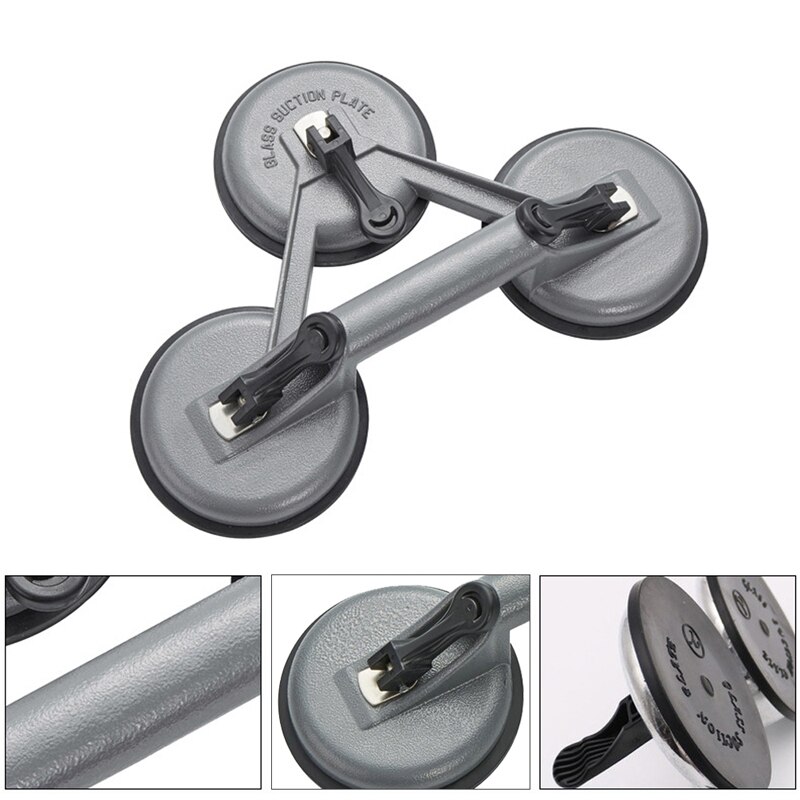 Vacuum Suction Cup Glass Lifter Powerful Glass Tile Carrier Gripper Sucker Plate for Glass Tiles Mirror Granite Lifting Tool