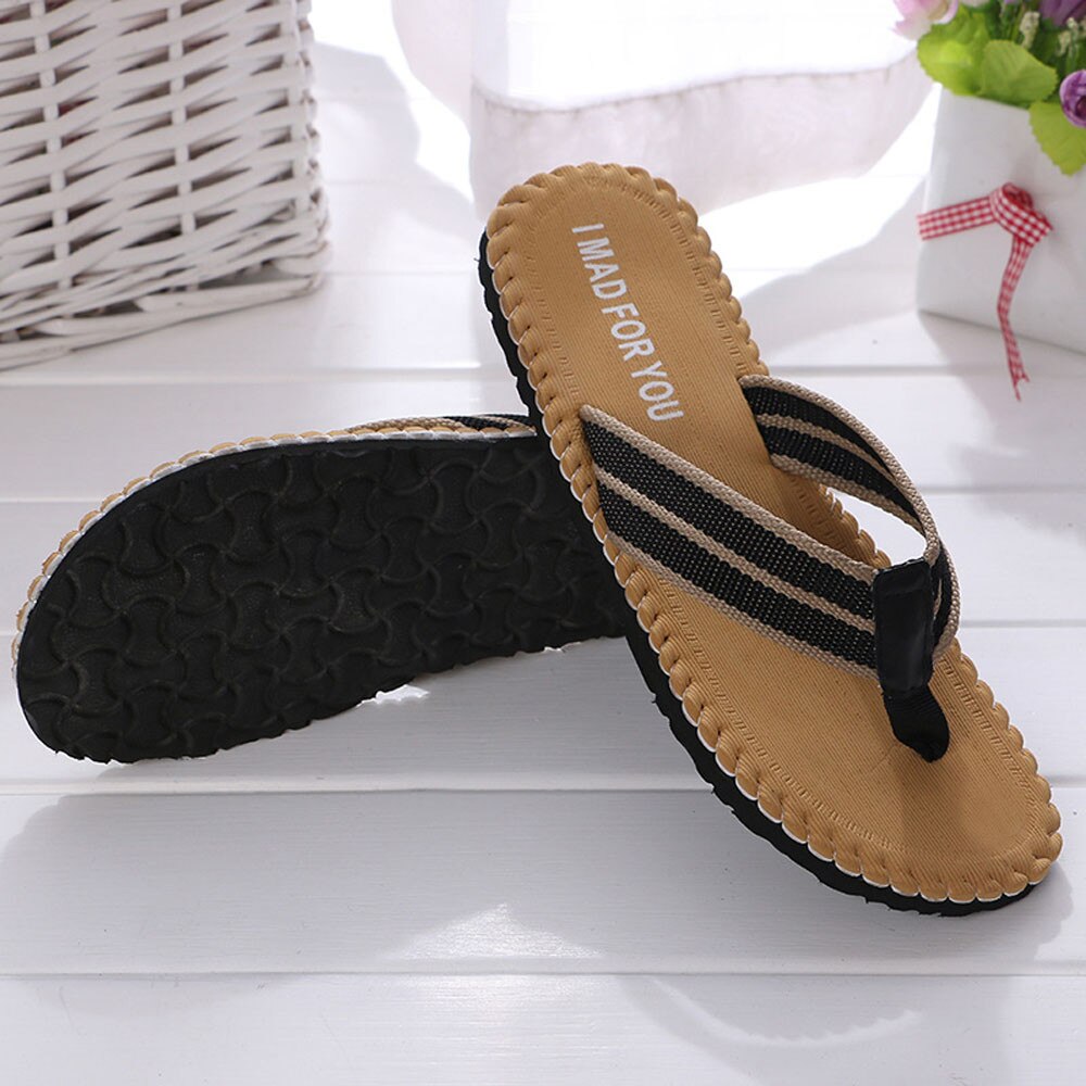 Men Summer Slippers Flip Indoor Outdoor Flip Flops Shoes Summer Beach Shoes Sandals zapatos hombre FN55