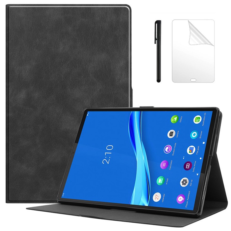Hoesje voor lenovo tab  m10 fhd plus 10.3 tb-x606f tb -x606x 10.3 inch smart cover funda voor lenovo tab  m10 plus cover + film + pen