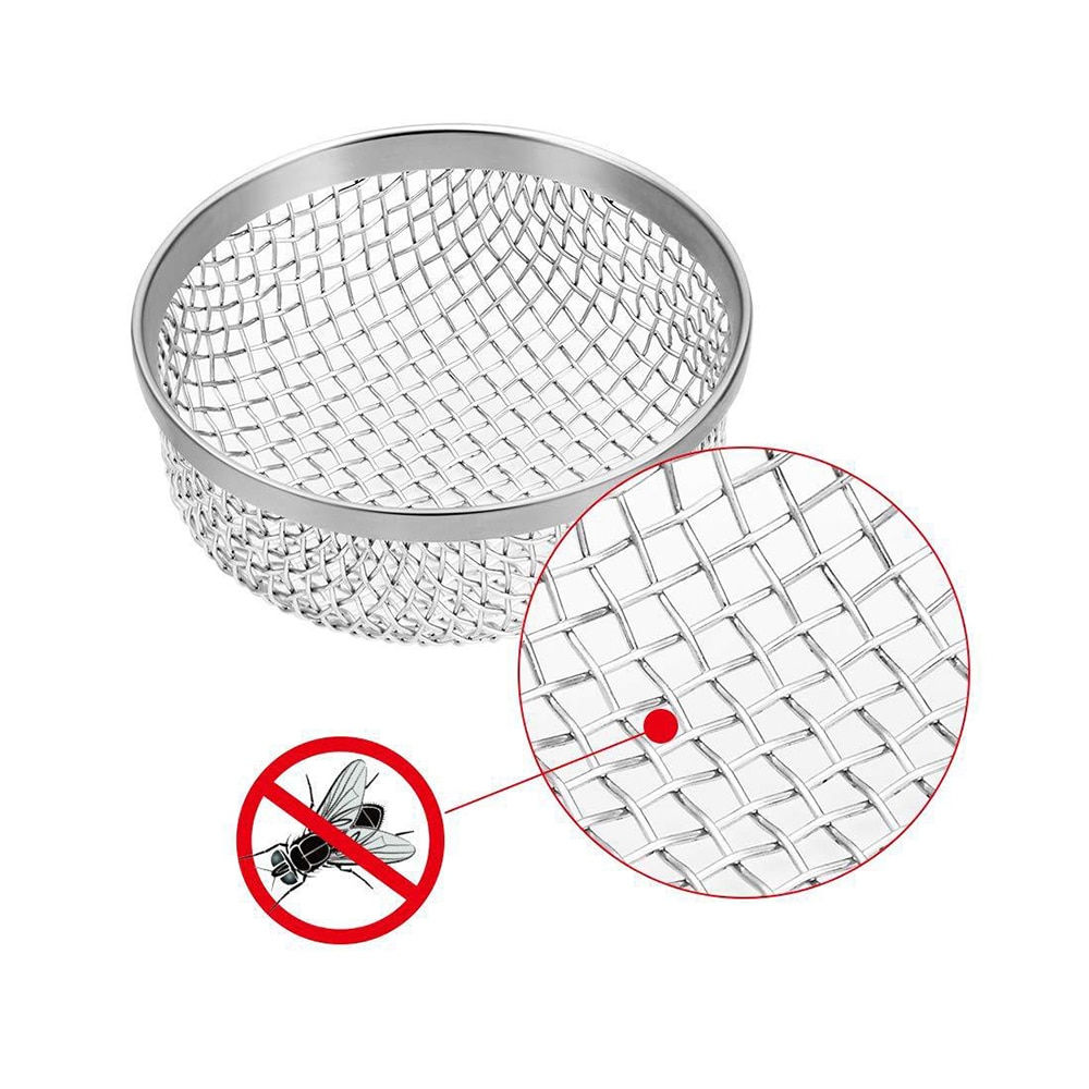 2 stk rv anti-insekt skadedyrsnet cover til bil autocamper campingvogn rejser rustfrit stål ventilation skadedyr forebyggelse lang brug