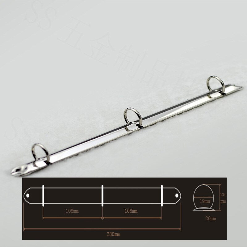 3 ringe metalbindere spiralmappe spiralindbindingsclips skole kontorartikler: Pr280-3-19-20