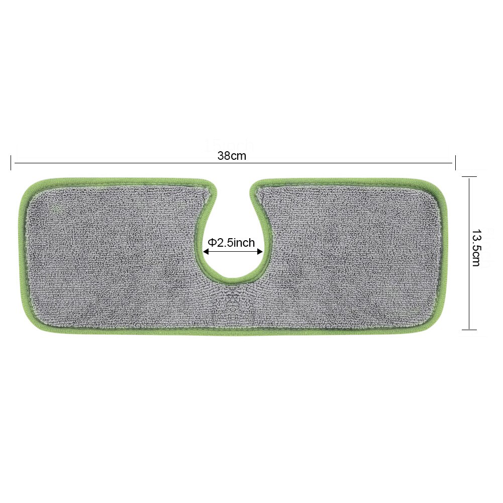 Vandhane absorberende pude vask stænkdæksel mikrofiber vandhane wrap-around stænkpanel køkken badeværelse bordplade vask vandtæt: Grøn 38 x 13.5cm / 3 stk