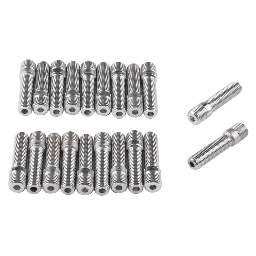 20x Uitgebreid Wiel Stud Conversie M14x1.5 Om M12x1.5 Studs Adapter Kit 58Mm
