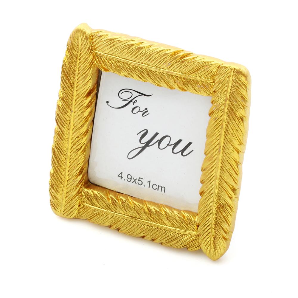 12 Carta del posto Cornici per Foto di Nozze cornice Segnaposto Titolari Vintage ▾ Oro Argento Da Tavolo Numero cornici bambino Showe Bomboniere E Ricordini: piuma