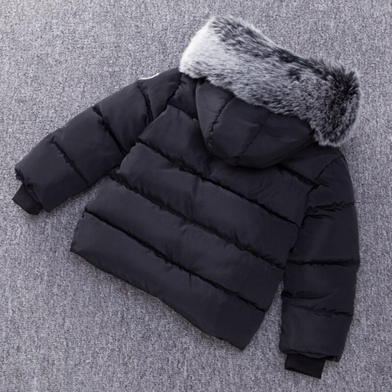 Jongens Winter Jas 1-7 Jaar Oude Kinderen Parka Hooded Effen Kleur Hand Verscholen Katoenen Jas Peuter Meisje winter Jas Unisex