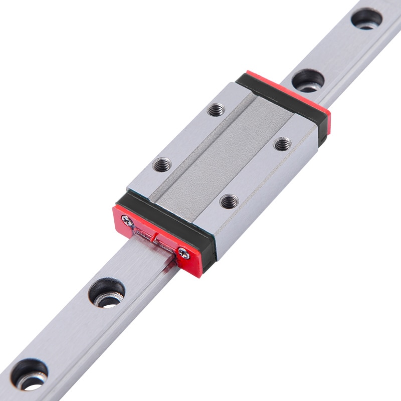 1Pcs Lineaire Rail Gids Vervoer Blok MGN7C MGN7H Voor MGN7 Mgn Mini Lineaire Gids Vervoer Cnc 3D Printer Onderdelen zwart Rood Groen: MGN7C / Red