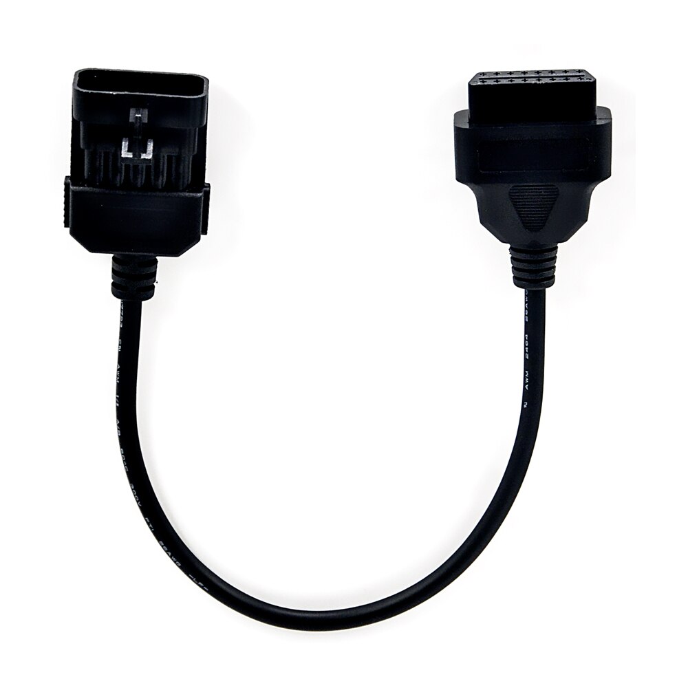 10Stift OBD OBD2 Stecker Kabel Funktioniert Für Vauxhall / Opel OPCOM diagnostizieren Adapter Opel 10 Stift zu OBDII 16 Stift freies