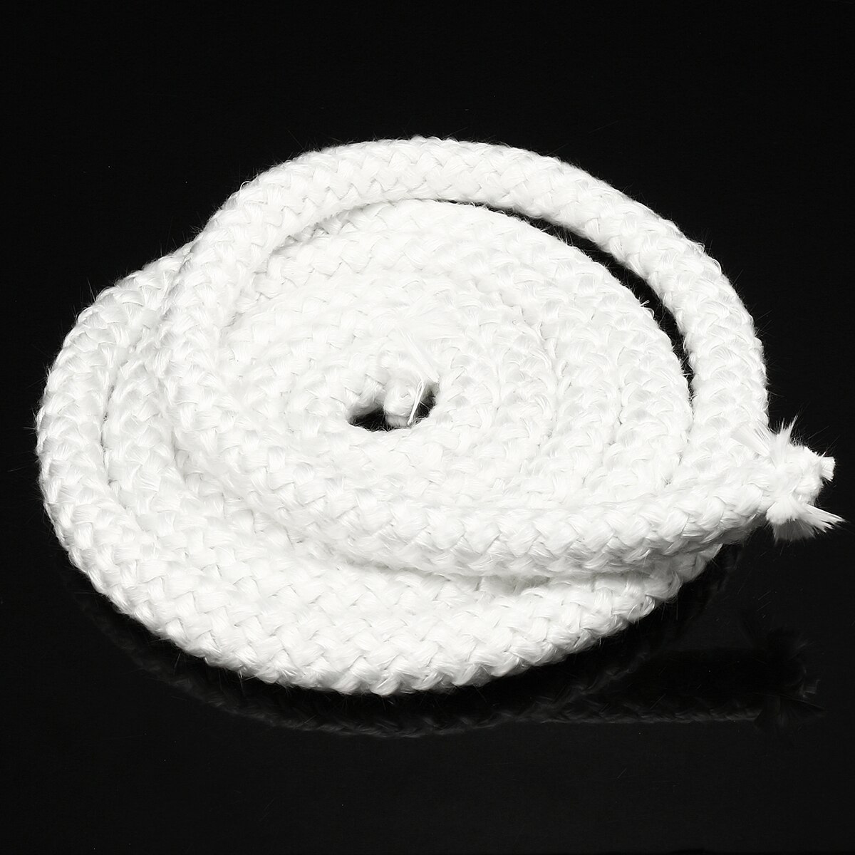 2M 12.7mm White High Density Fibreglass Rope Wood Stove Heater Door Seal Gasket Anti temperature For Home Commercial Heater Oven