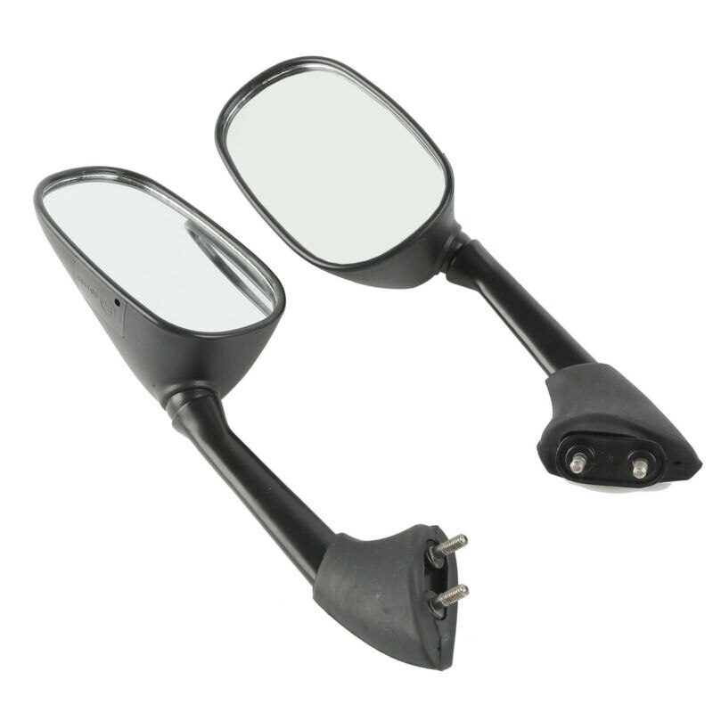 Lado negro espejos retrovisores para YAMAHA YZF-R1 2007 YZF R6 2006-2007
