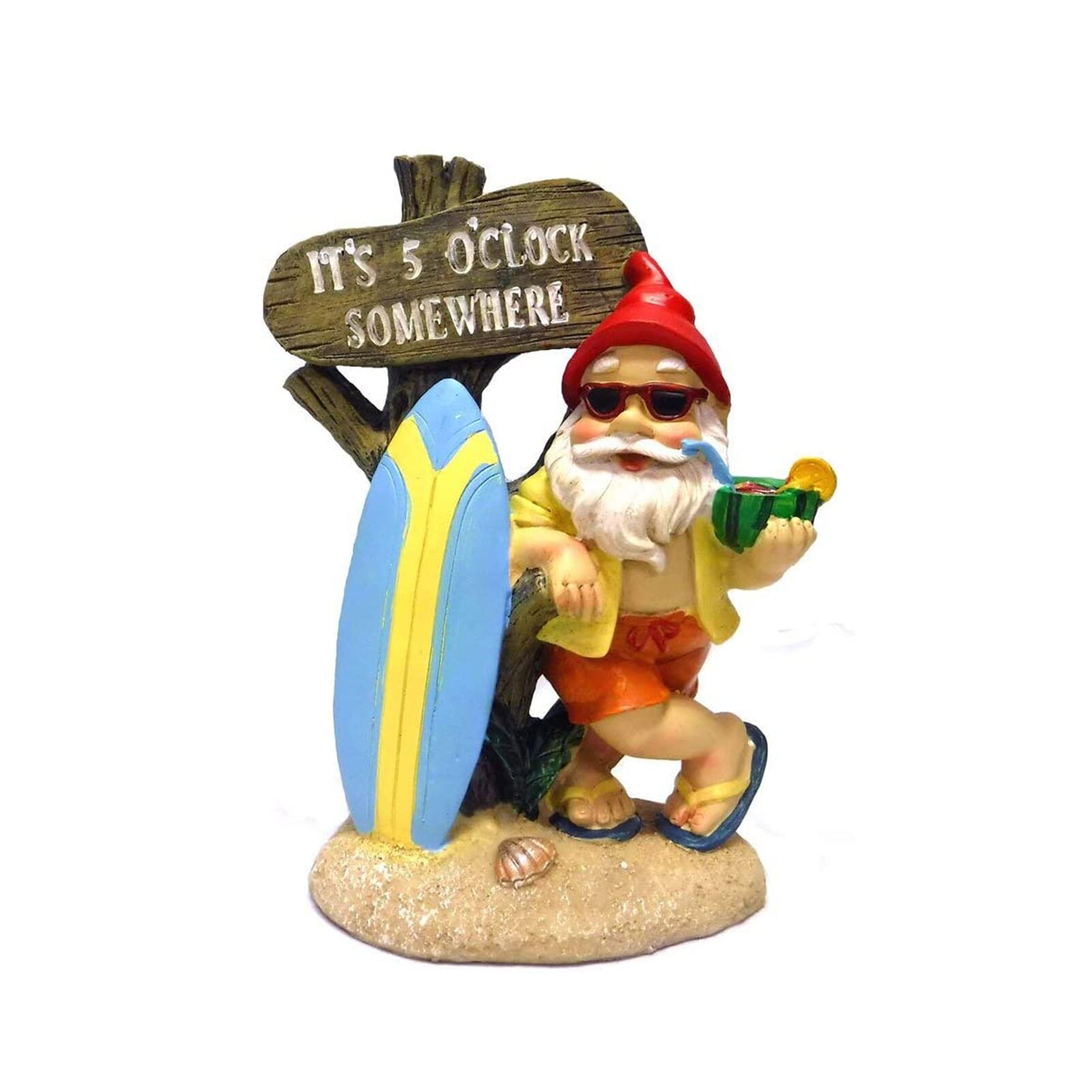 Christmas Garden Gnome Statue Resin Crafts Statue Ornament: 03