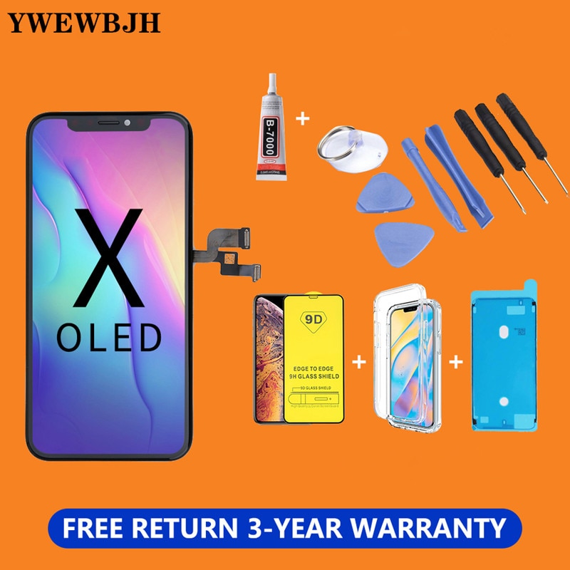 Pantalla LCD OEM de grado de prueba para i Phone X XS XR XS Max TFT AMOLED, montaje de repuesto de Digitalizador de pantalla táctil con Herramientas Abiertas