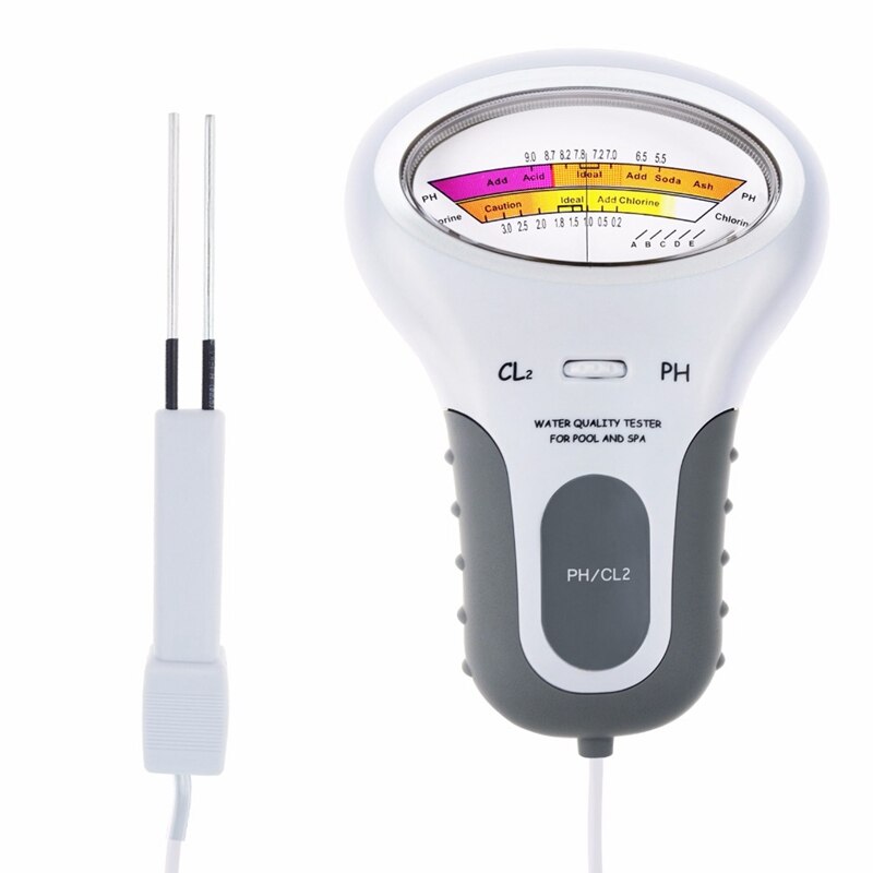 Ph & Chloor Cl2 Level Meter Tester Test Monitor Zwembad Spa Water Monitor Analyze