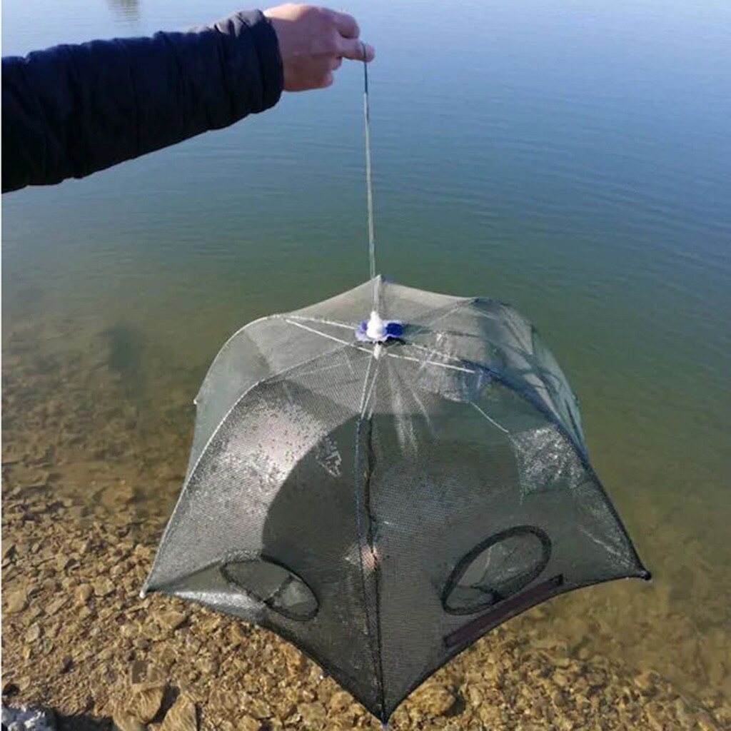 #H40 Folded 6 Holes Fishing Net Network Casting Cr... – Grandado