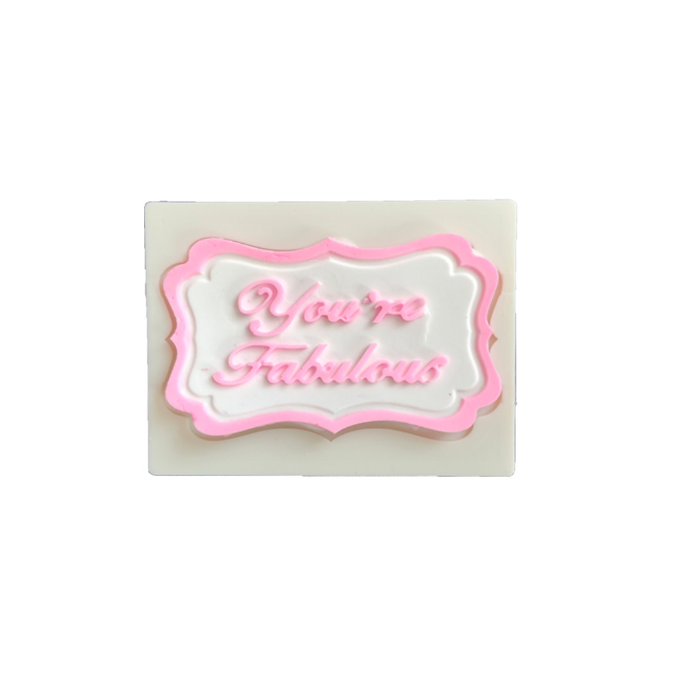 Happy Birthday Letter form silicone mold chocolate fondant cake decoration Tools cupcake mould