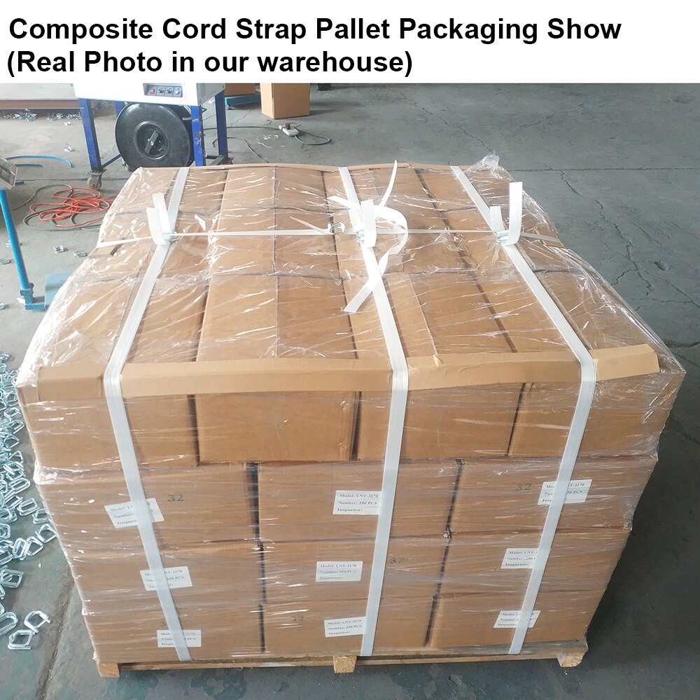 Composite Cord Straps Heavy Duty Packing Manual Tension Packaging For Pallet Cargo Fixing Strapping Belt Band