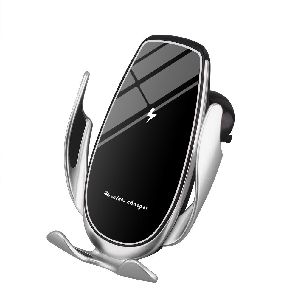 FDGAO 15W Car Wireless Phone Charger Automatic Clamp Qi Fast Charge Mount Holder for iPhone 11 Pro XS XR X 8 Samsung S20 S10 S9