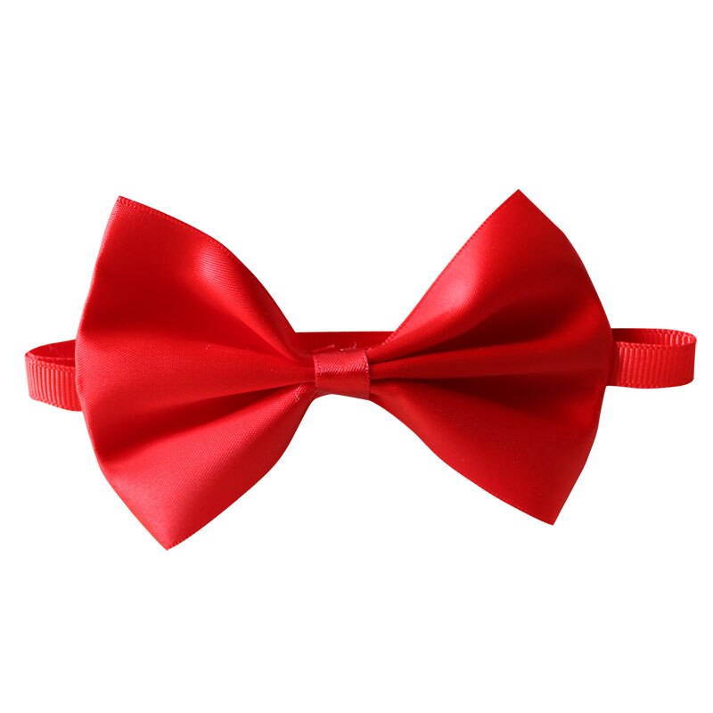 Nœud papillon pour chien, 100 pièces, 18 couleurs, ruban solide, accessoires de toilettage pour animaux de compagnie, chat, chien, petit et moyen gabarit,