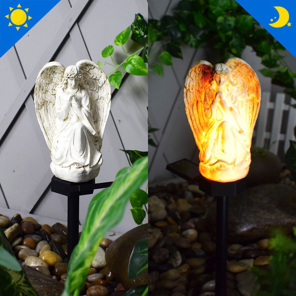 Angel Zonne-verlichting Voor Tuin Decoratie Waterdichte Led Solar Lampen Landschap Gazon Licht Outdoor Gazon Zonne-verlichting Lamp