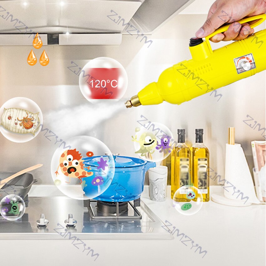 1800W Portable nettoyeur à vapeur 220V haute température électrique nettoyage Machine nettoyeur à vapeur pour climatiseur cuisine outils