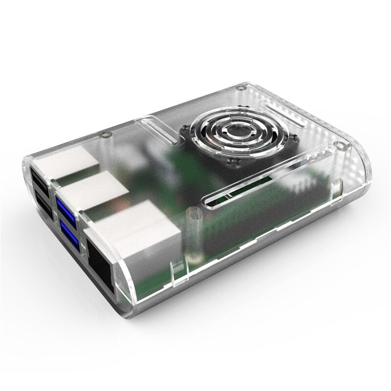 Raspberry pi 4 Fall mit lüfter Kühlkörper aluminium kühlkörper für Raspberry pi 4: only trans case