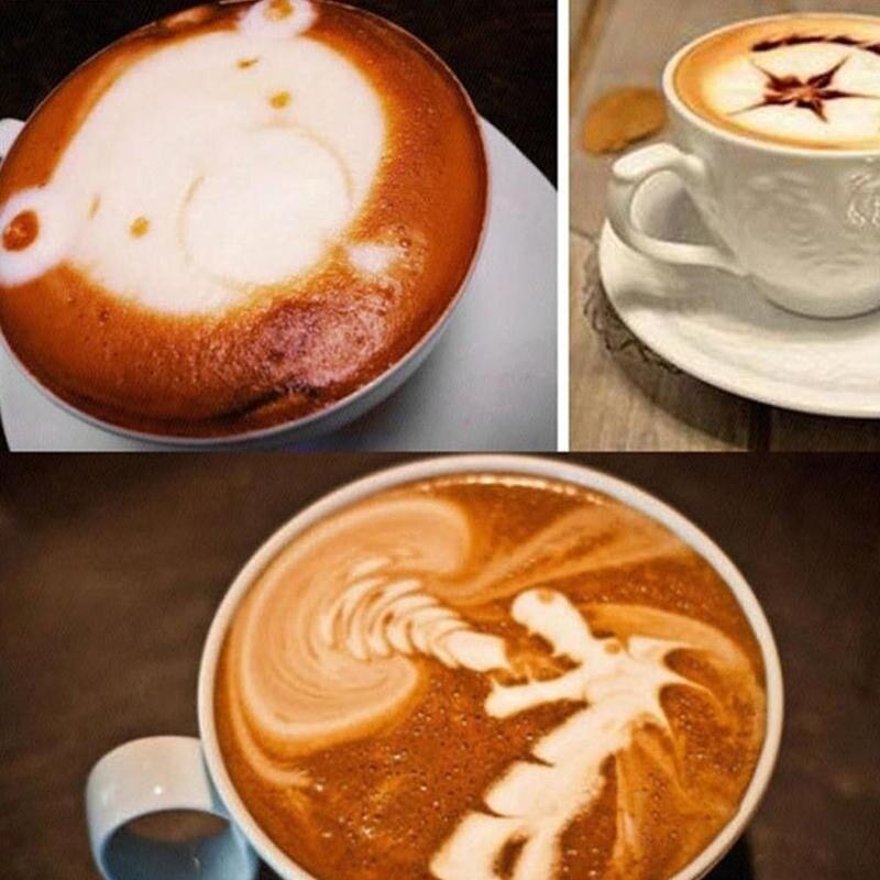 1pc kawy sztuki igły Barista cappuccino Espresso kawy dekorowanie Latte Sztuka długopis igły kreatywny fantazyjne Cofe narzędzia