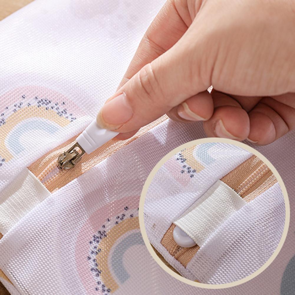 Washing Laundry Bag Foldable Socks Clothes Protection Net Washing Bag Thickened Washing Garment Mesh Bag Zipper Laundry Pouch