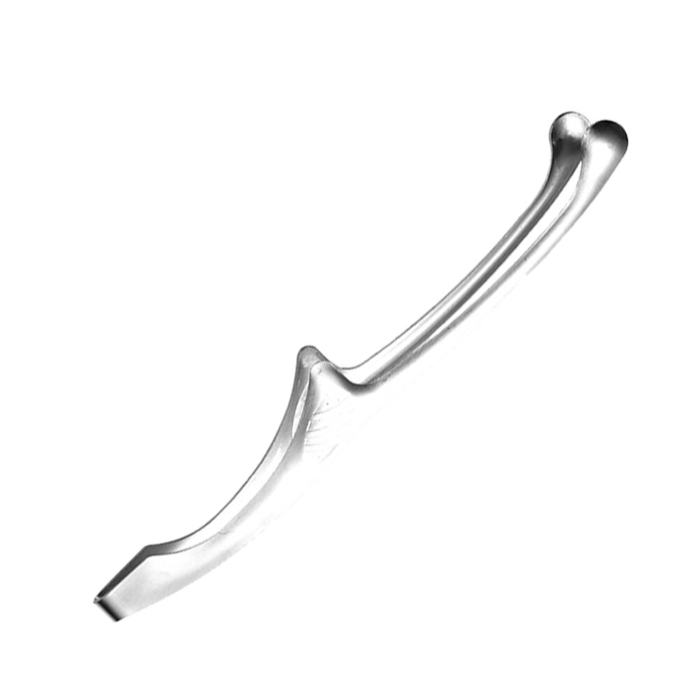 Pinces à viande pour Barbecue coréen, longues pinces à Barbecue en acier inoxydable, bouche ronde/tranchante, pincettes à Steak, outils de gril de cuisine accès: Round Mouth S