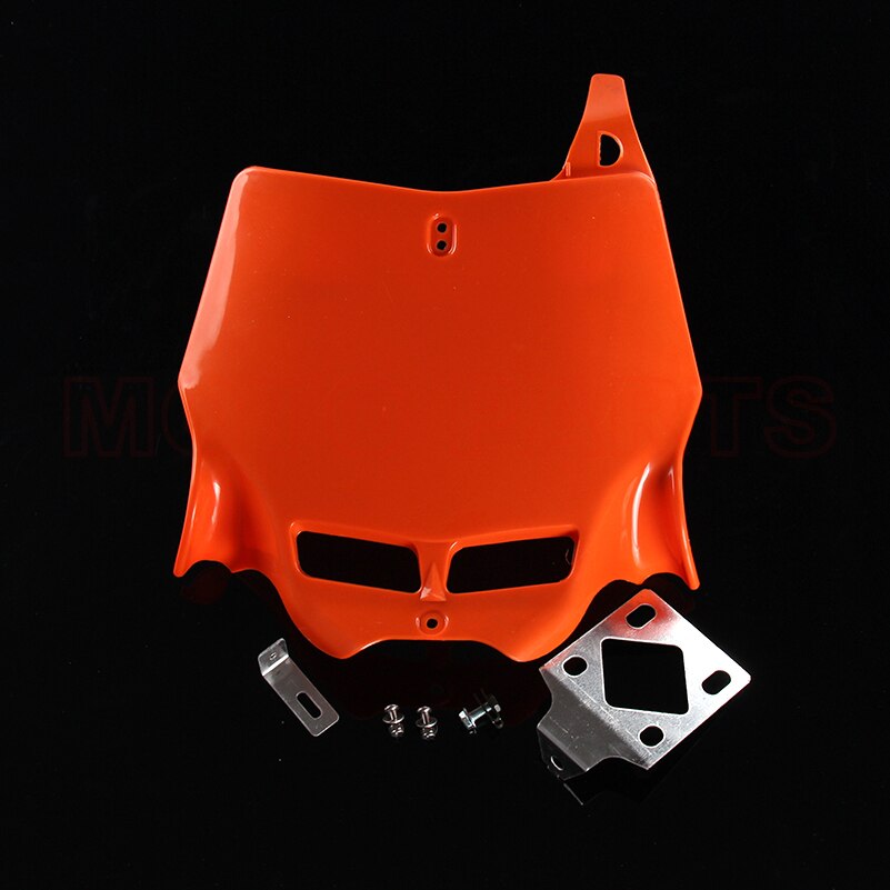 Plaque d'immatriculation universelle 250CC-450CC | Dirt Pit Bike, Motocross, plaque frontale pour revêtement en plastique