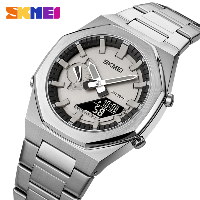 Skmei 1816 klokker uformell forretningsklokke kvartsklokke lys dato vanntett armbåndsur relogio maskulin herre sport