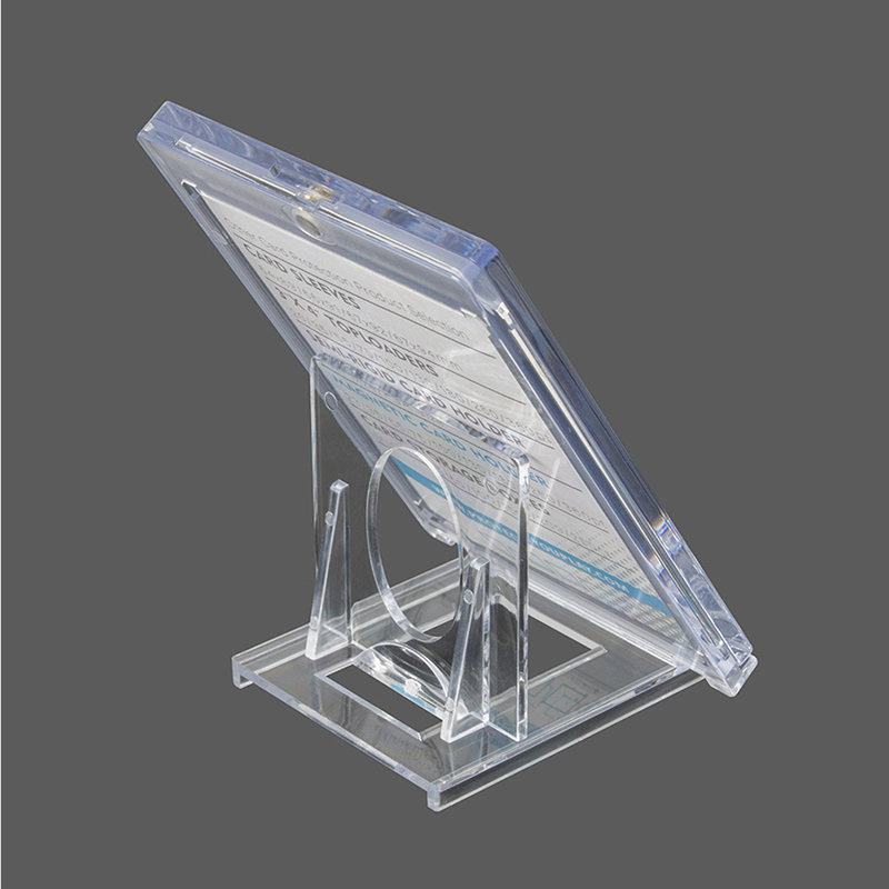 1/20 st magnetiska korthållare, kortskydd, hårda plastfodral, handelsdisplayfodral, sportkort, -2 stilar att välja mellan