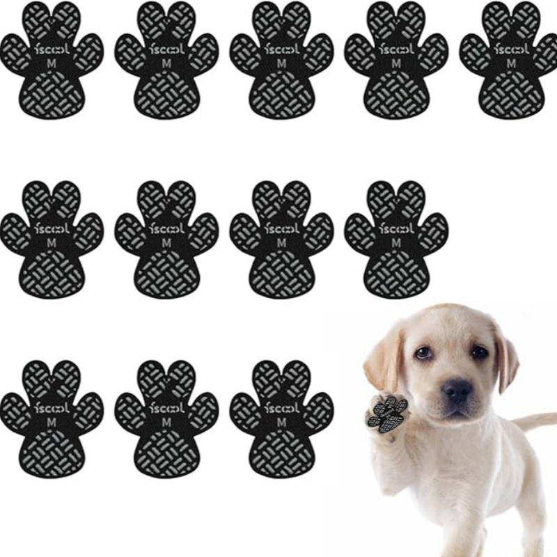 Dog Paw Stickers For Outdoor Walking All Weather Dog Adhesive Foot Pads Disposable Pet Shoes Dog Supplies