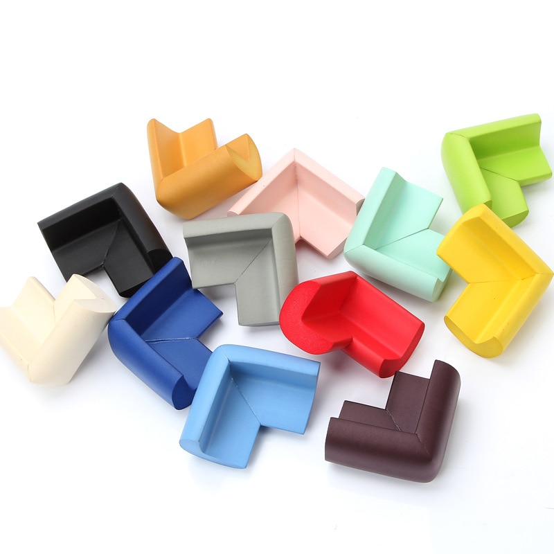 4 pièces mousse bébé sécurité coin Table protecteur doux bord coin gardes sécurité enfant sécurité coffre-fort preuve coussin gardes Protection
