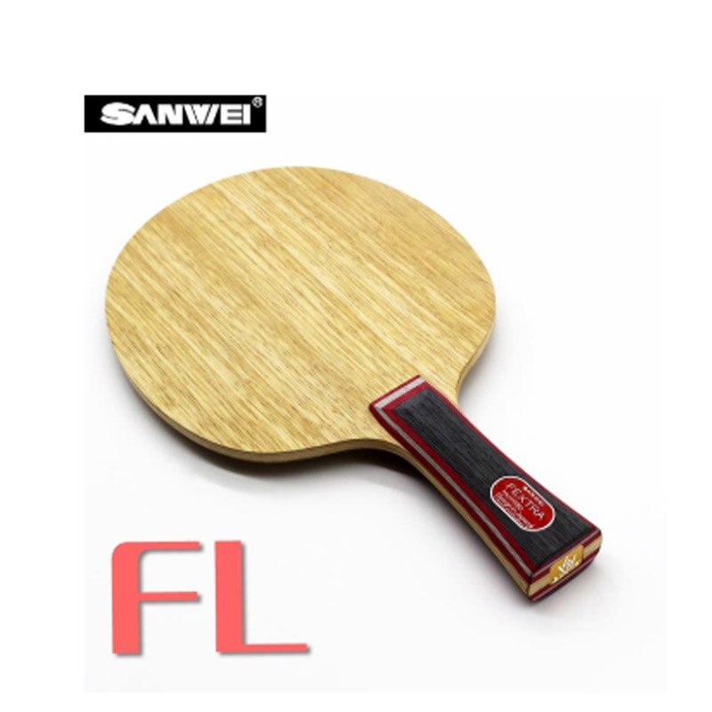 Sanwei fextra 7 ( nordic vii) bordtennisblad  (7- lags tre, japan tech, stiga clipper cl struktur) racket ping pong bat padle: Shakehand lang fl