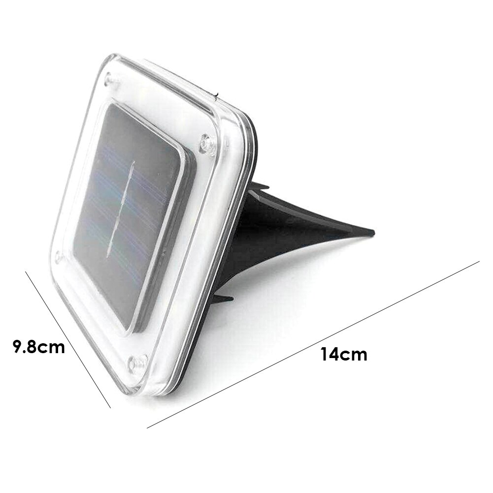 Maison jardin sous terre lampe LED étanche solaire lumière au sol chemin de jardin souterrain sécurité éclairage lampe: A