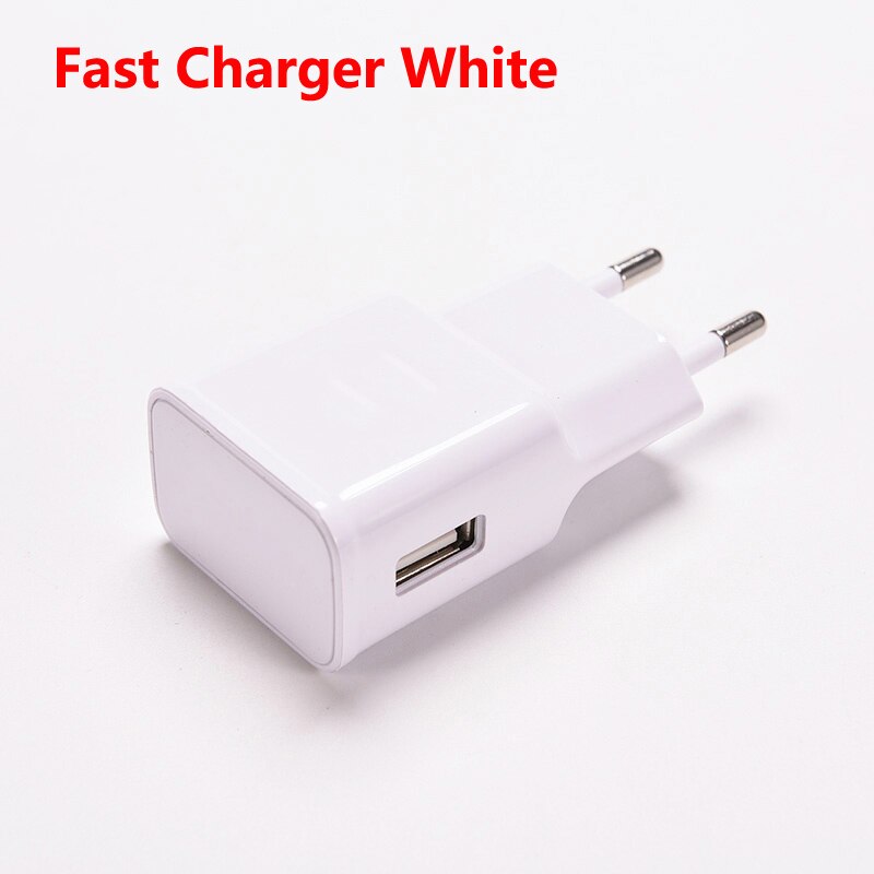 Fast Charging EU Plug Charger For Xiaomi 5C 6 8 9 SE lite 9T Pro USB Type C Cable For Redmi 4X 5 5Plus 5A 6 6A Micro USB Cable: Fast Charger White