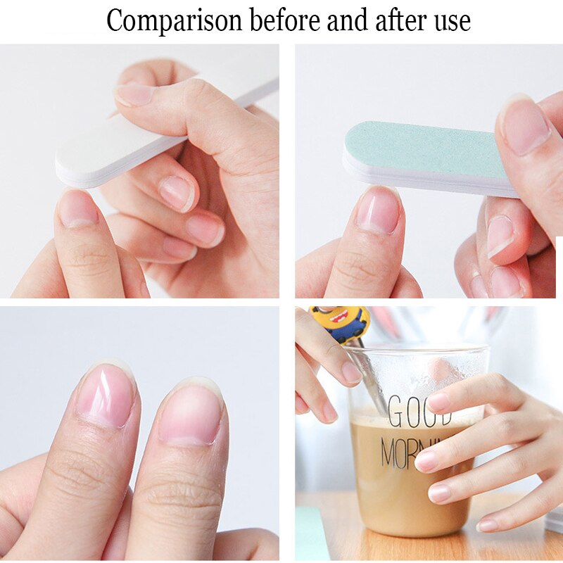 Taoye Teemo Nagelvijl 600/3000 Schuren Buffer Block Sky Blue Pedicure Manicure Buffing Polish Pp Of Hout Professionele Bestanden Tool