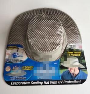 Arctic Cap Cooling Ice Cap Sunscreen Hydro Cooling Bucket Hat Arctic Hat with UV Protection Keeps you Cool: Beige