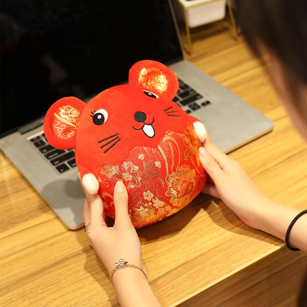 Toys Cutel Rat Doll Mouse Plush Toy Year Mascot Rat Year