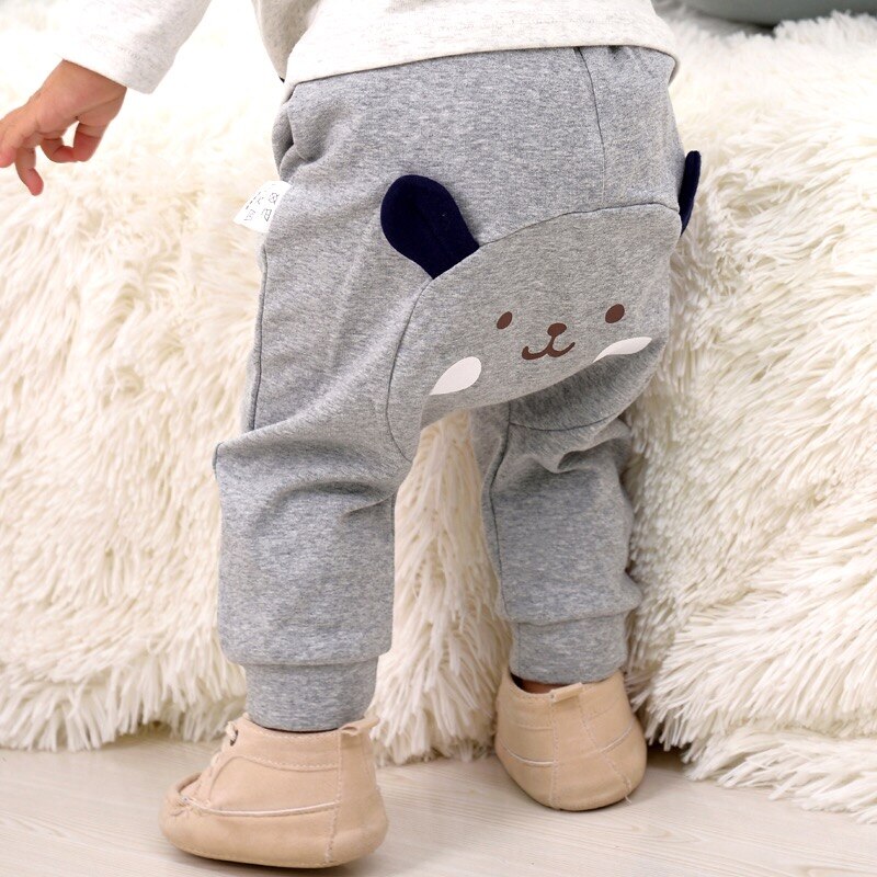 Pantalon pour bébé garçon et fille | Pantalon décontracté, tenue tendance pour enfants de dessin animé, 3 couleurs, 95% coton: 2 / 24M