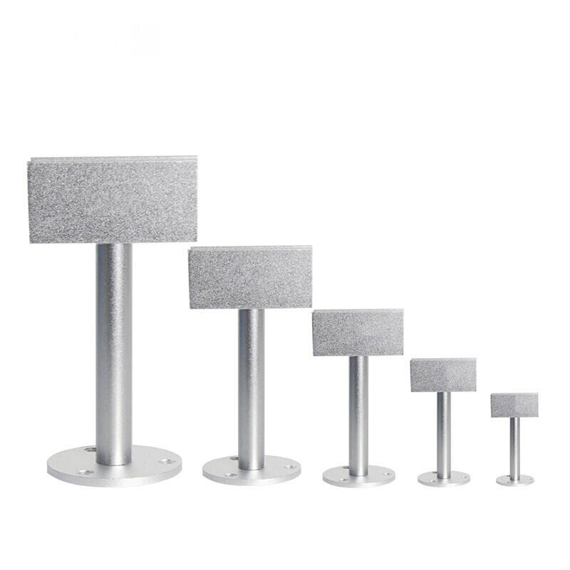 Aluminum Alloy Combination Glass Clamp Support Bracket Feet Holder Partition Leg Hotel Bathroom Household Hardware