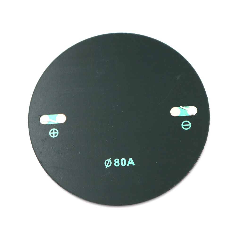 Aurinkopaneeli 6v 80ma 80mm tee itse mini monikiteinen pii aurinkokennomoduuli ympyrä pyöreä epoksilevy