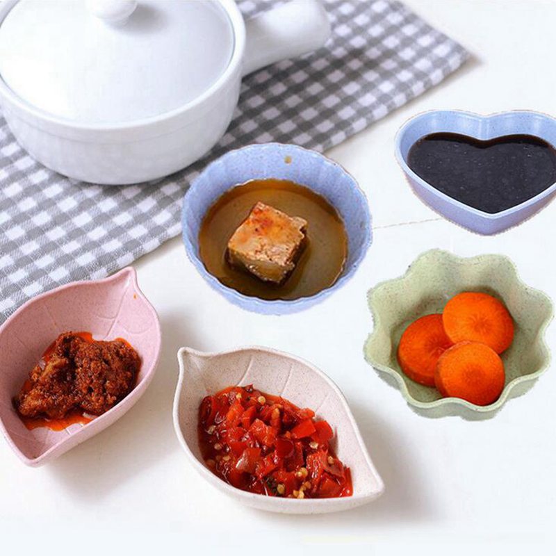 Plato para Bebé y Niño, tazón de paja de trigo, plato de salsa de soja, plato de arroz, subplato, vajilla japonesa, contenedor de comida, plato de ensalada