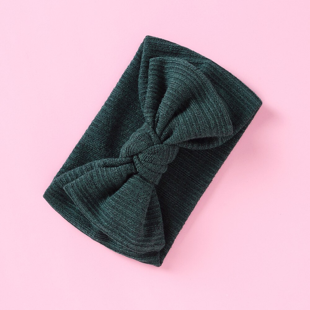 Winter Baby Hoofdband Wollen Meisjes Wide Headwrap Snoep Kleur Kinderen Oor Warmer Haarbanden Pasgeboren Tulband Zachte Hoofdbanden: 11