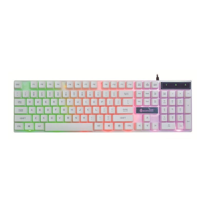 Clavier de jeu Avec LED Éclairage Clavier Mécanique Pour Ordinateur, Ordinateur Portable, Jeu DeviceAccessories: W