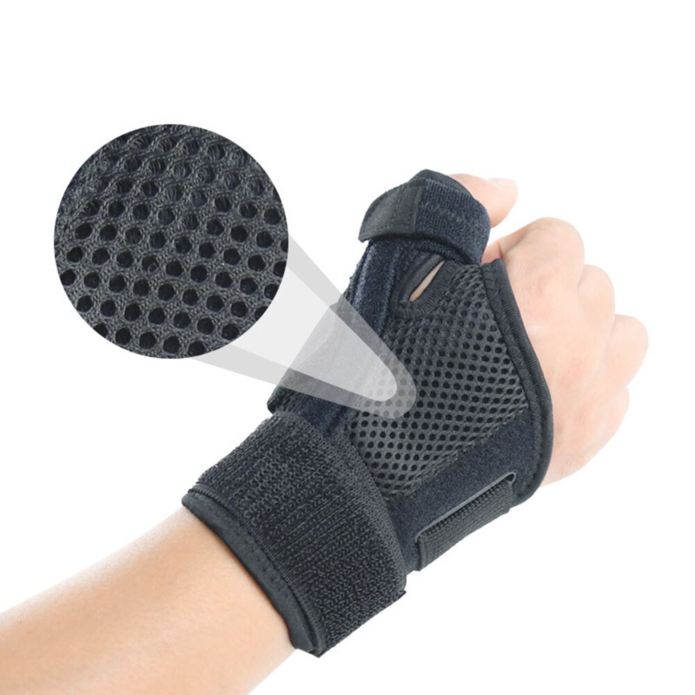 Verstelbare Elastische Twee-weg Duim Stabilisator Vinger Ondersteuning Pols Band Brace Spalk Pols Hand Protector Bandage