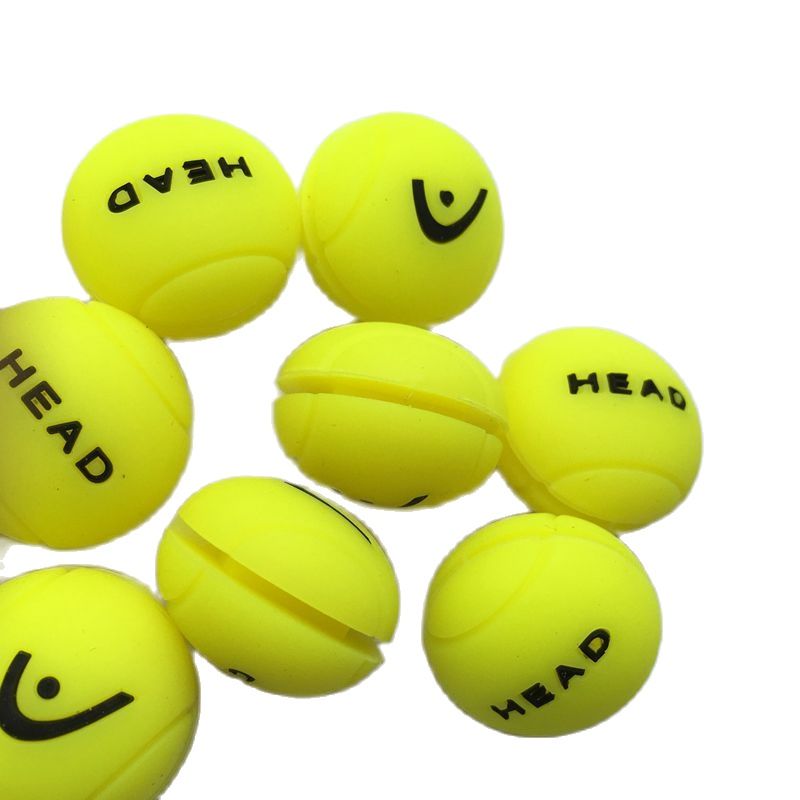 (5 teile/los) Silikon Neon Bälle Tennis vibration dämpfer, Tennis schläger Dämpfer, tennis schläger stoßdämpfer