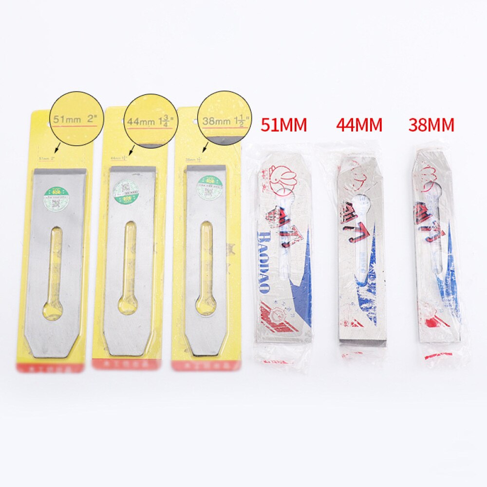 Wood Planer Cutter Hand Planer Blades Alloy High Speed Steel Woodworking Plane Edge Blade Cutter Saw Blades