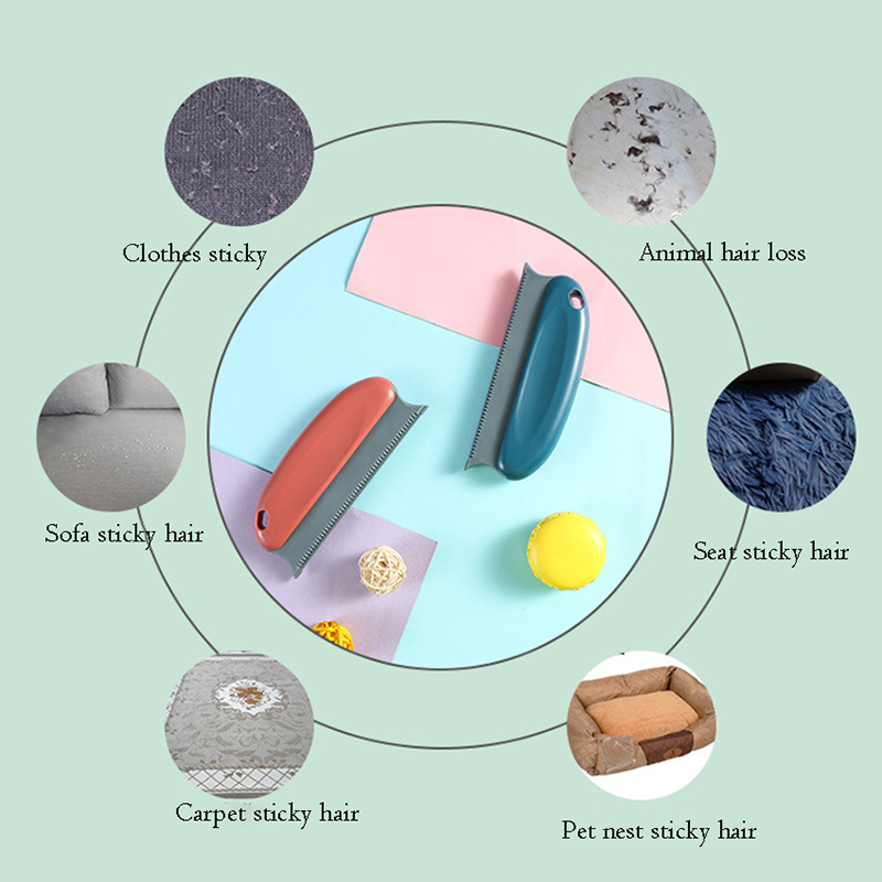 Brosse d&#39;épilation des poils d&#39;animaux, pour chiens et chats, pour le nettoyage des tapis, des vêtements, des draps de canapé, des peluches, de la fourrure, rasoir en tissu