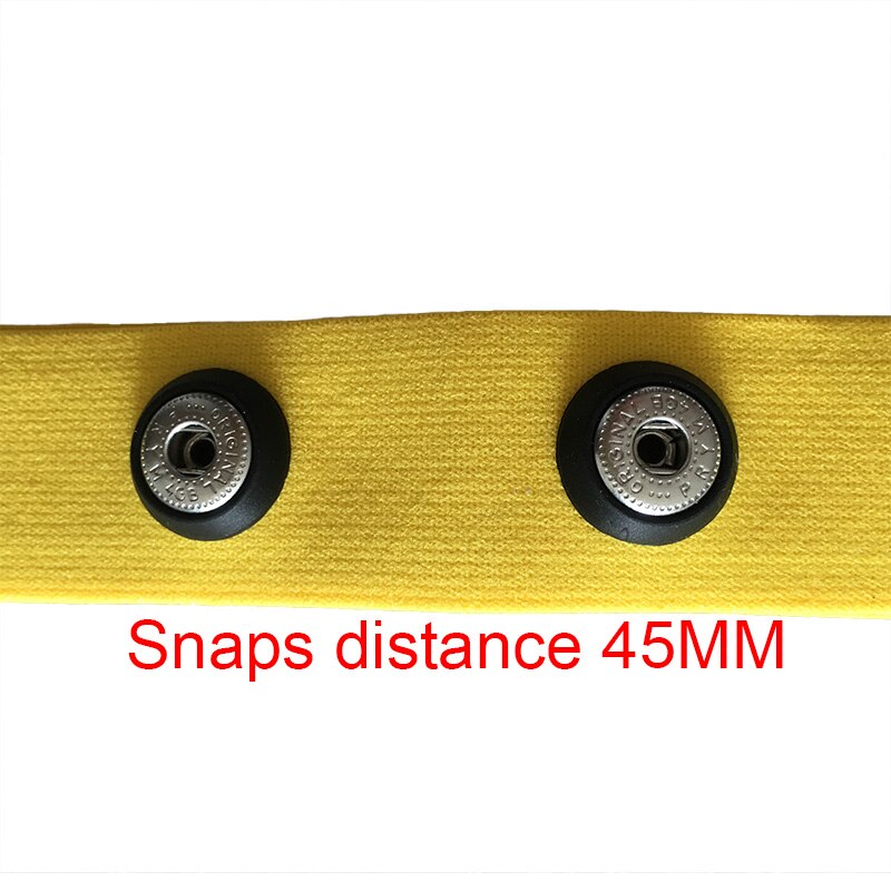 Yellow Elastic Chest Belt Strap Band for Wahoo Garmin Polar Sport Running Cycling Heart Rate Monitor for Bluetooth 4 0